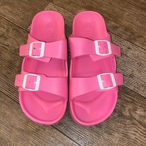 Pink sandals